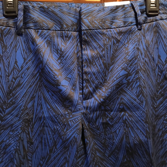 Coldwater Creek Blue & Black Ankle/Cropped Pants - Picture 5 of 8